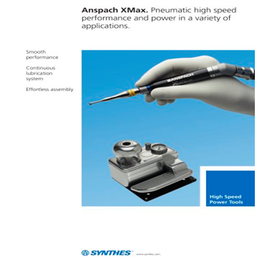 Anspach XMAX Drill High Speed Pneumatic System